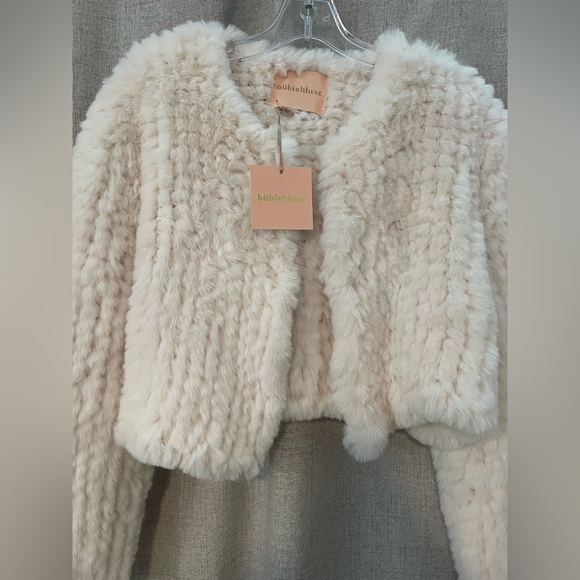 Bubish Ivory Faux Lola Jacket | M - Picture 3 of 9